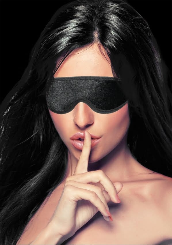 Shots - Ouch! Verstelbaar Oogmasker black
