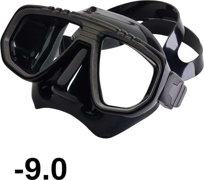 Duikbril op sterkte -9.0