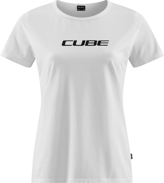CUBE Organic Ws T-Shirt Classic Logo wit XL (42)