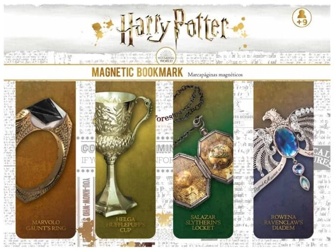 Harry Potter magneet boekenlegger set 1 - 3 stuks