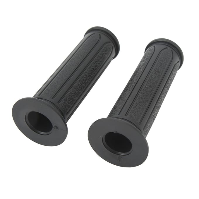 T053 2 STUKS Fiets Stuur Grip Plastic Antislip Schokabsorberende Fiets Handvatten Vervanging Handvat black