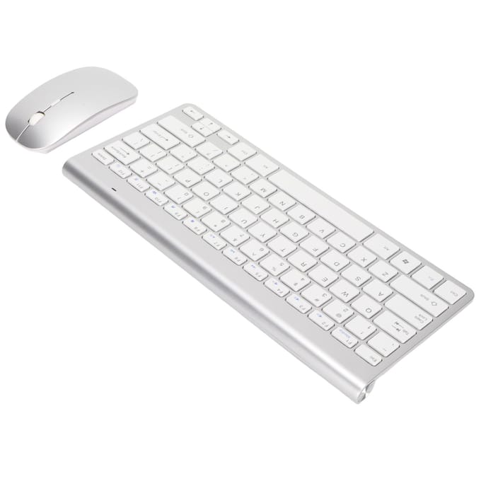Toetsenbord Muis Combo Draadloos Gevoelig Stil Instelbare DPI Ergonomisch Ontwerp USB-ontvanger