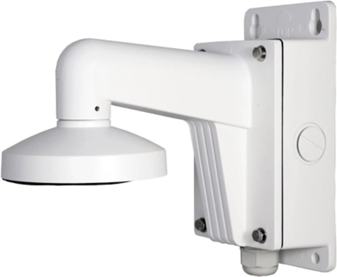 Hikvision DS-1272ZJ-120B muursteun met aansluitdoos van aluminium