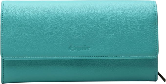 Esquire Leren Portemonnee Peru Ladies Purse Turquoise