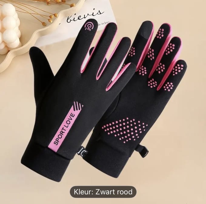 CarKen Dames Thermische Winter Fiets Handschoenen Winddicht voor Koude Weer, Touchscreen