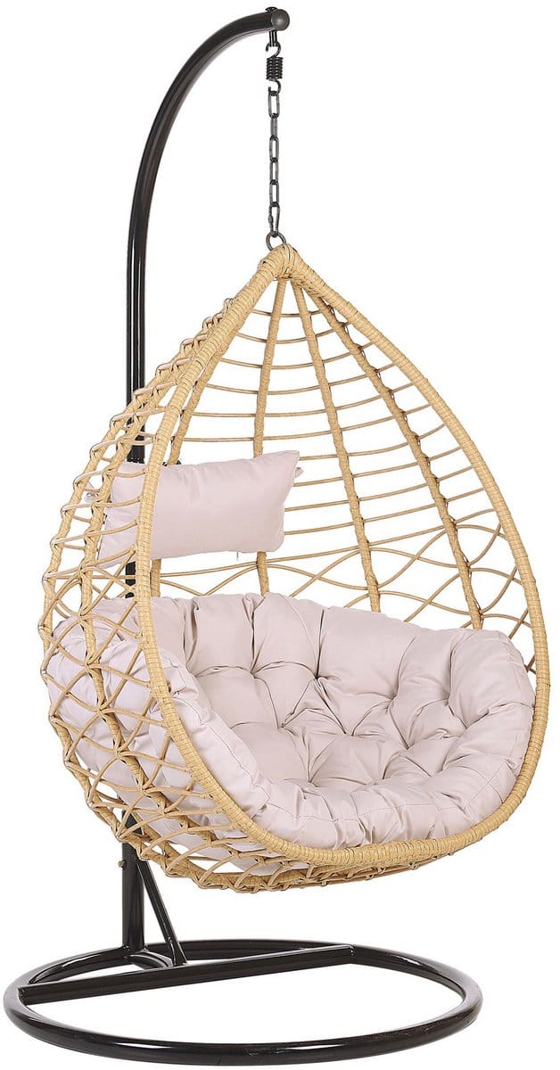 ARSITA - Hangstoel - Natuurlijk - 100 cm - PE rotan