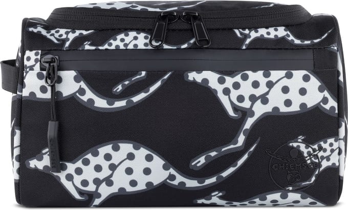 Chiemsee Jump N Fly Toilettas 25 cm - 4 L - Ritssluiting - schwarz