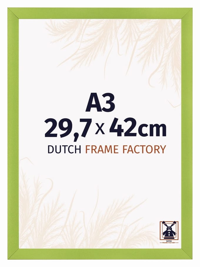 Fotolijst A3 29,7x42 cm - MDF - Groen - Praag