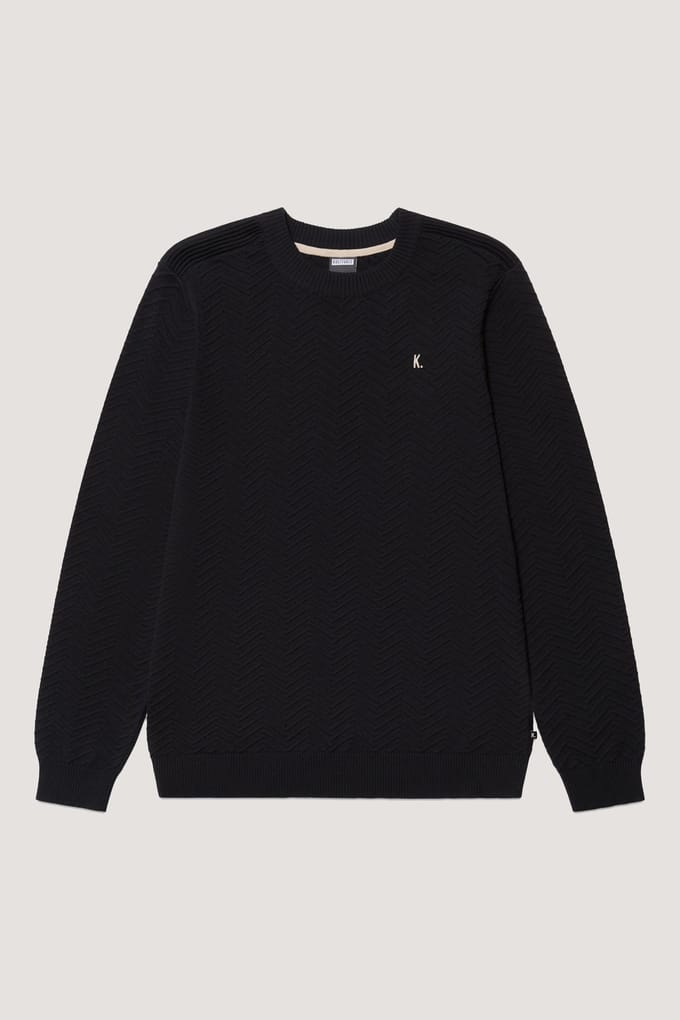 Kultivate Kn New Ryan Dark Navy Taglia: XXL | Maglioni a maglia Outlet | Uomo | Blu