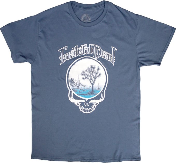 Grateful Dead - Joshua Tree Heren Tshirt - XL - Blauw