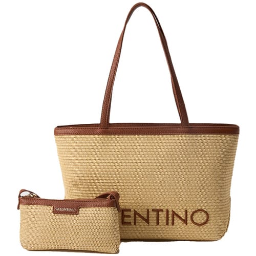 Valentino Bags Maiam Large Shopper - Dames - Imitatieleer - Beige