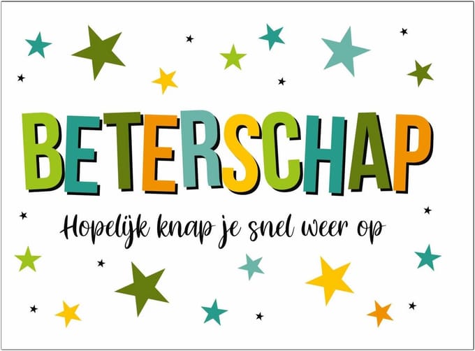 Wenskaart Beterschap