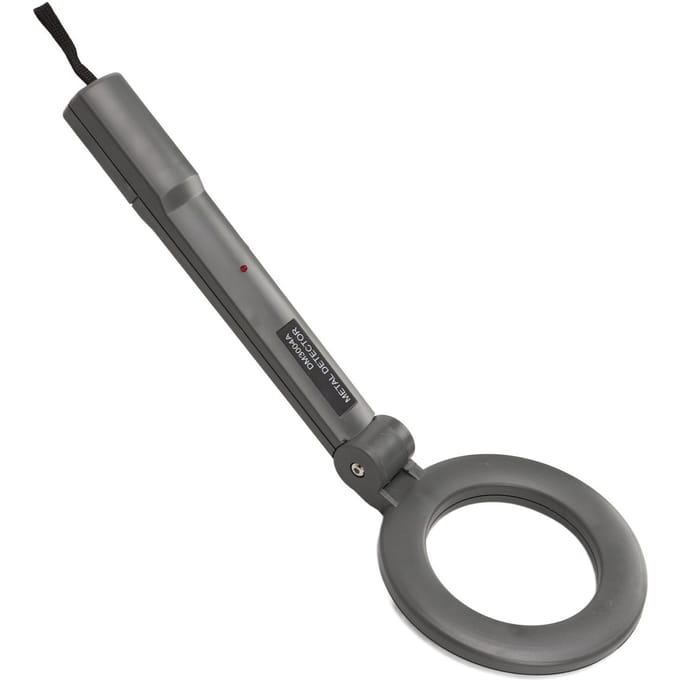 Metaaldetector Handheld Pinpointer Metaalvinder LED Geluidsalarm voor Inspectie Zoeken gray