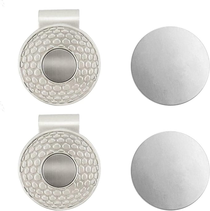 Golf Ball Marker Magnetisch | Pack van 2 | Hoge Kwaliteit Golf Accessoires | Golfgeschenken Voor Heren