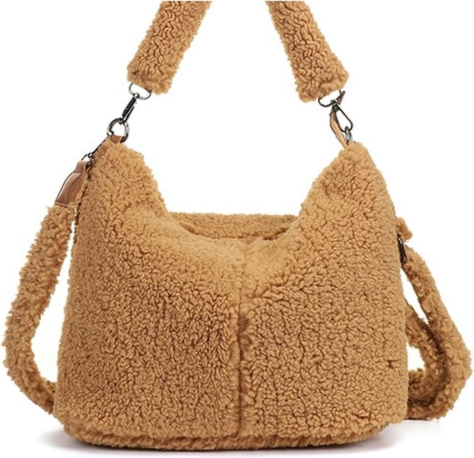 Camel teddy schoudertas Palma OLT12650