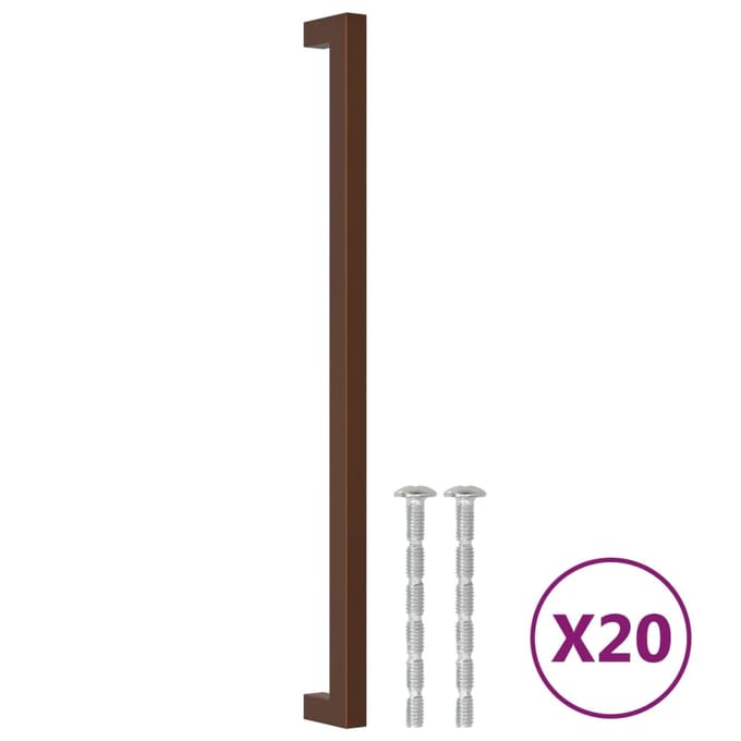 vidaXL - Handvatten - 20 - st - 320 - mm - roestvrij - staal - bronskleurig