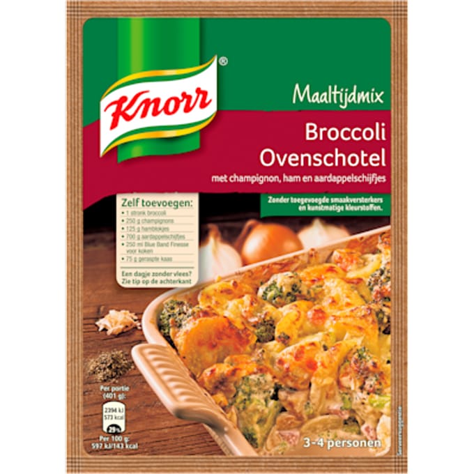 Maaltijdmix broccoli ovenschotel