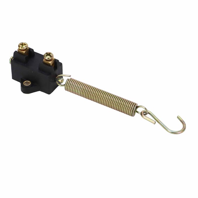 Interrupteur de feu stop universel 12 V de qualité, normalement ouvert, tirez pour faire beige