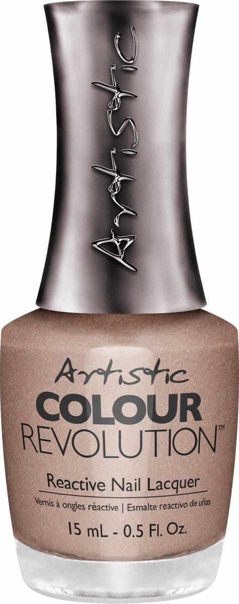 Artistic Nail Design Colour Revolution ' She's A Spark Plug ' ( Zacht-Beige Shimmer)