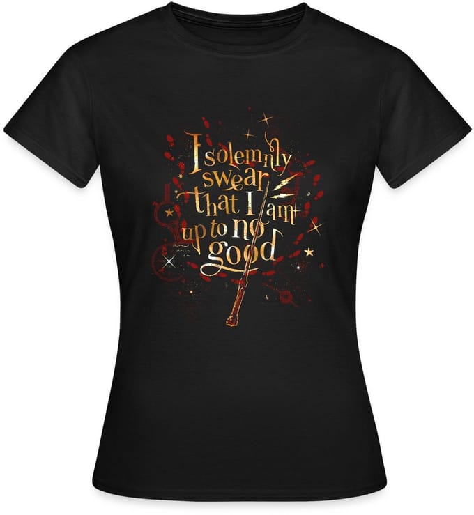 Harry Potter Ik Zweer Plechtig T-Shirt Dames