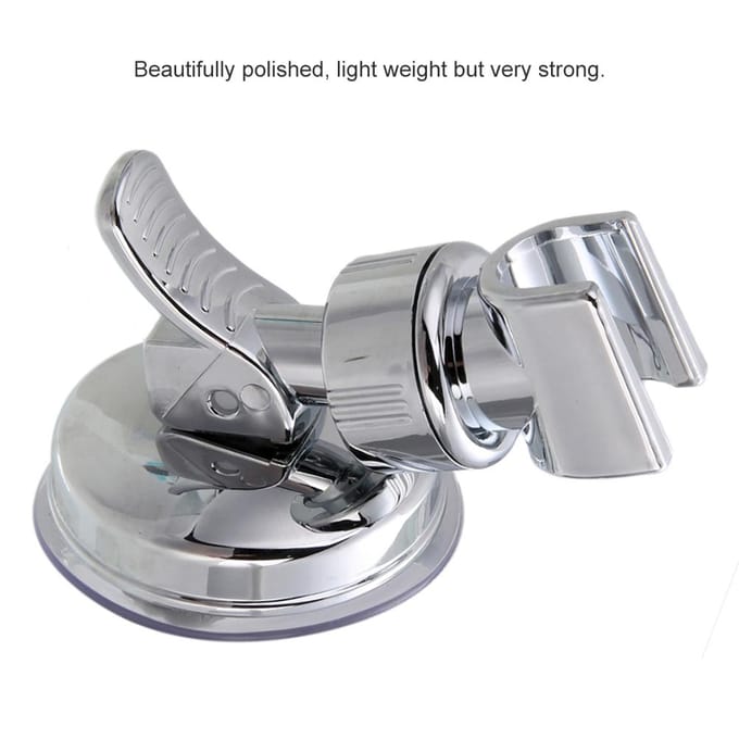 Douchekop Houder met Zuignap 360 graden Draaibare Douchehouder voor Handdouche Wandmontage gray