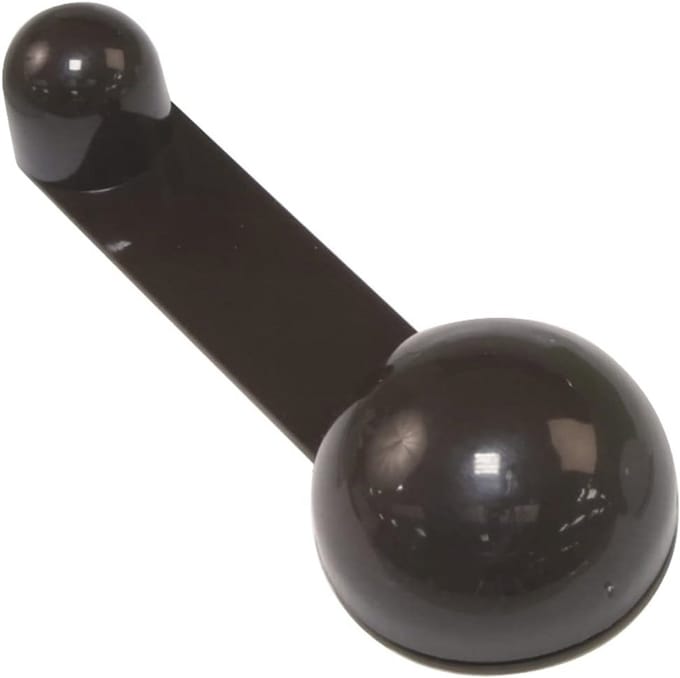 Deurstopper - Zwart 40x27mm