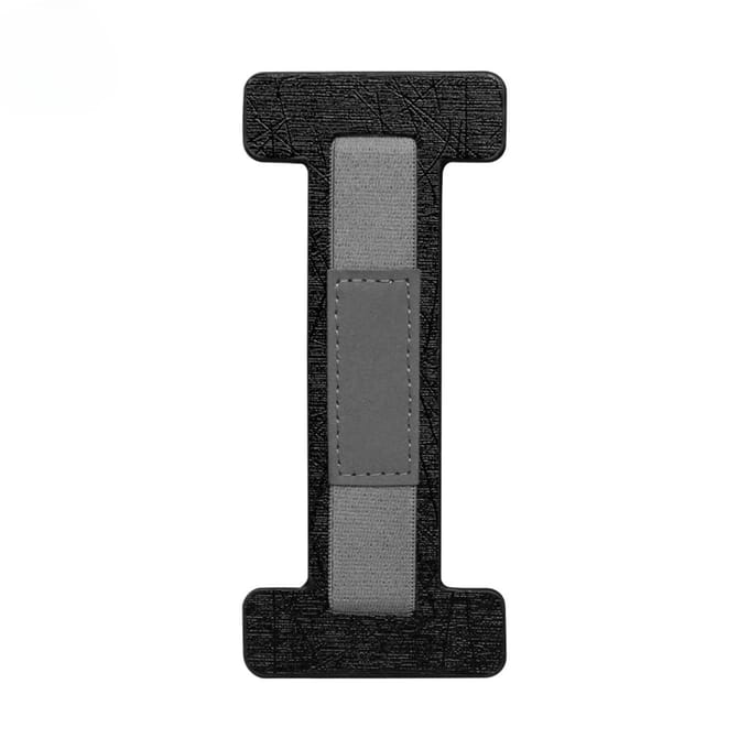 Sangle de support pour tablette, bande antidérapante universelle pour les doigts, support de poignée autocollant pour tablette PC Kindle de 6 à 10,5 pouces noir