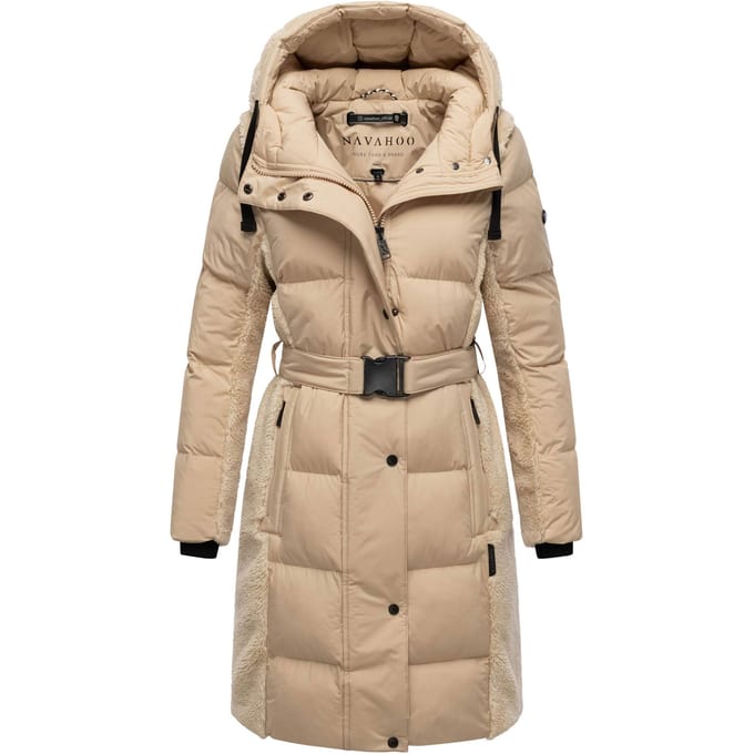 Navahoo dames wintermantel Funkelteddy – stijlvol, warm & modern