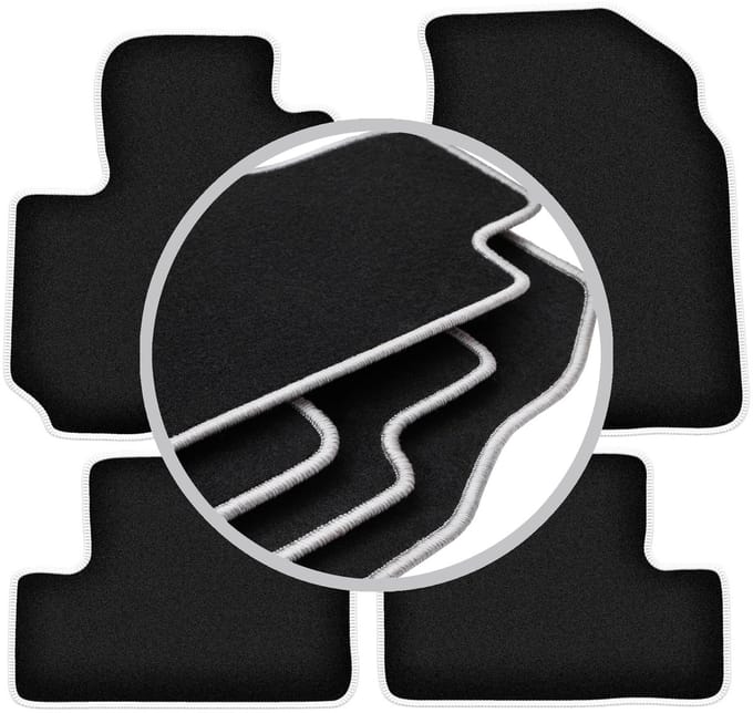 CARLUX-SILVER automatten voor: Toyota RAV4 II FL 5-deurs (2003-2005)