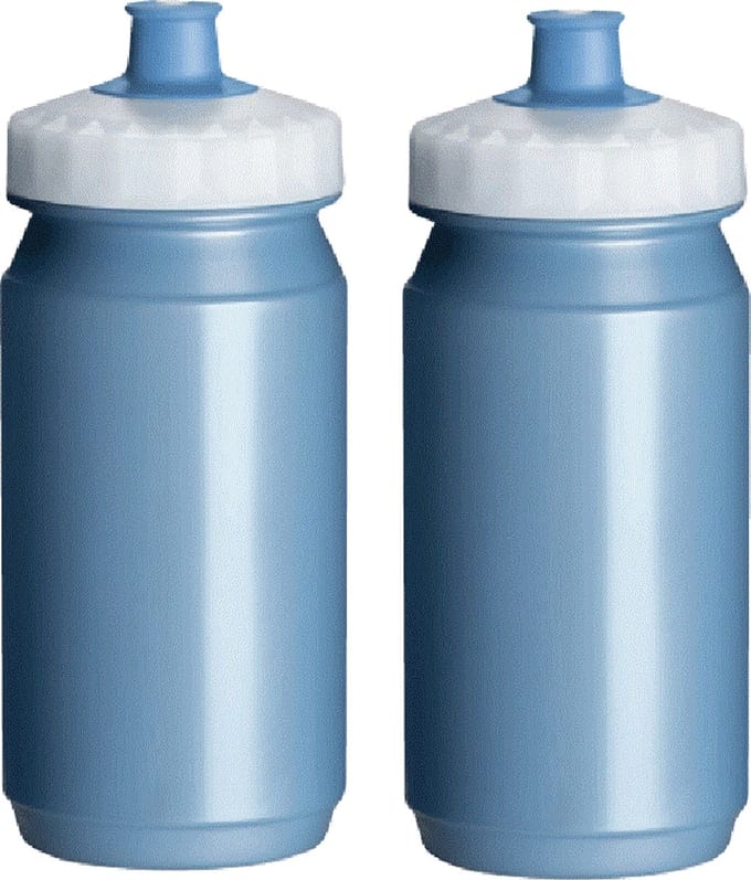Drinkfles Fiets 2x 550 ml Lichtblauw Waterfles Drinkbus