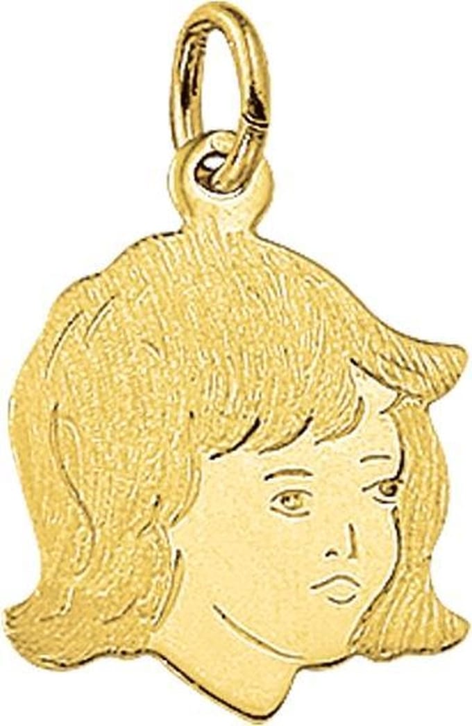The Jewelry Collection Bedel Meisje Poli/mat - Goud