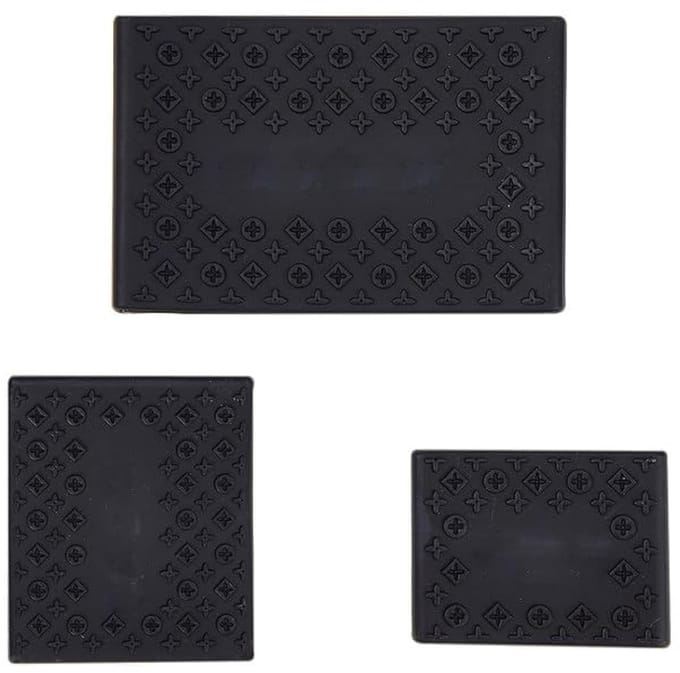 Dailygoods - 3 Stuks Zwarte Antislip Clipper Grip Haarspeldjes