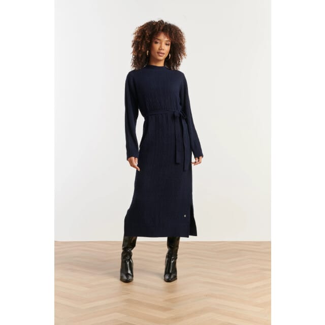 Smashed Lemon Damesgebreide maxi jurk |