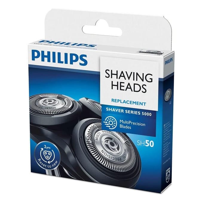 Tête de rasage de remplacement Philips SH50/51, pour rasoirs série 5000 6000, etc. 3 pièces/boîte white