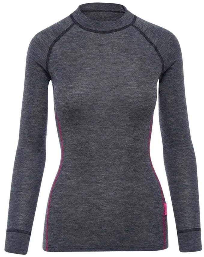 Thermowave Merino Warm Active Lange Mouwen Basislaag Grijs M Vrouw