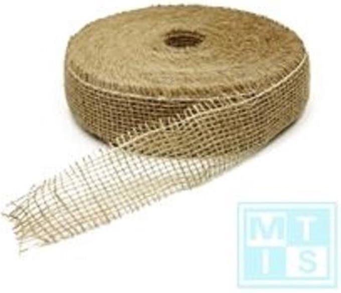 Juteband cadeaulint 5 cm naturel