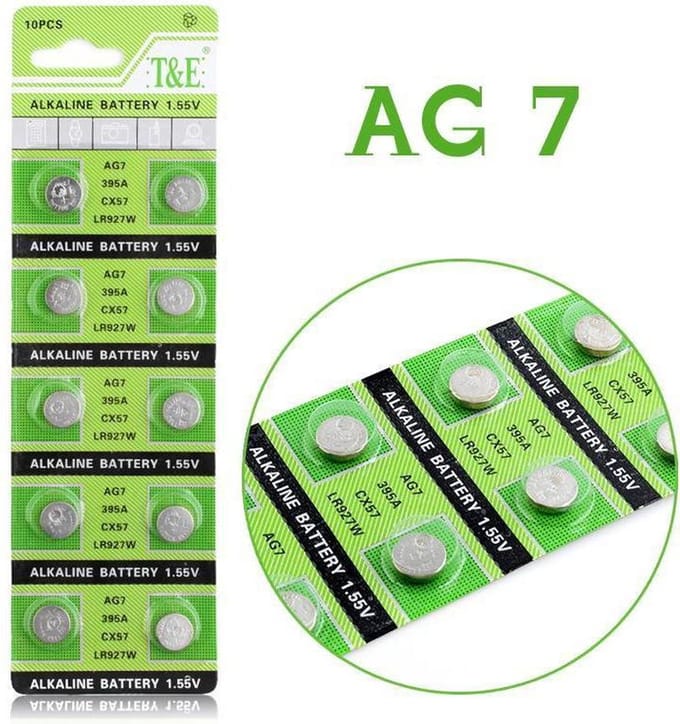 Strip 10 Stuks SR927SW Horloge Batterijen | AG7