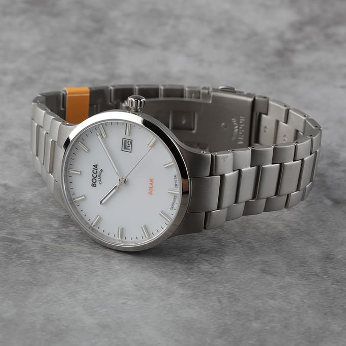 Boccia Titanium 3652.01 Heren Horloge 40 mm