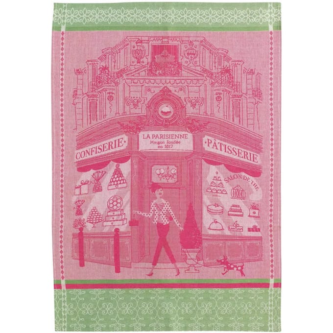 Jacquard theedoek patisserie Winkler
