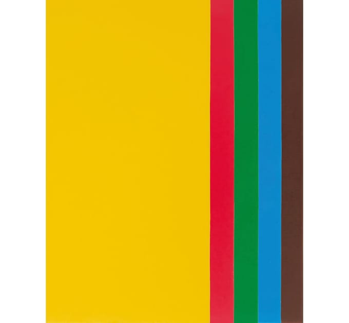 Wasplaten‑set, 20 × 10 cm, 5 stuks - Rainbow