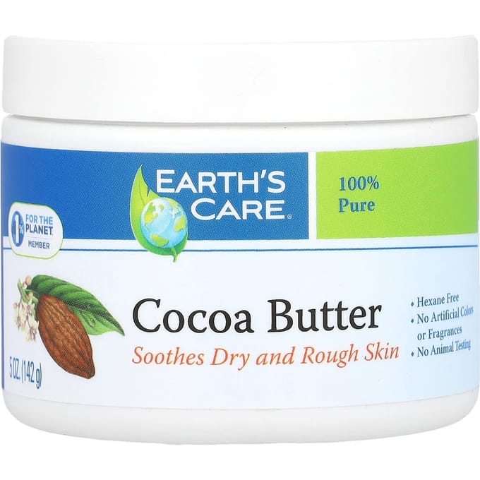 Earth's Care, Cacaoboter, 5 oz (142 g) blue