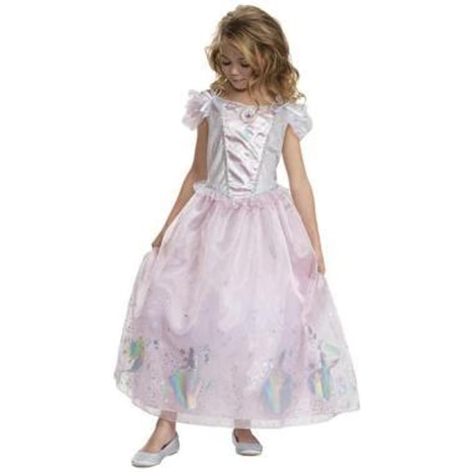 DISNEY Prinses - MULTI-Prinses, Disney Prinses Multi-Prinses jurk Deluxe, Maat M (7-8 jaar), Meisjes