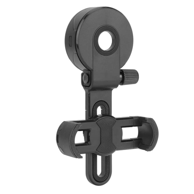 CM-8L Universele Telefoonclip Opnamebeugel voor Telescoop Astronomische Microscoop Aansluiting black