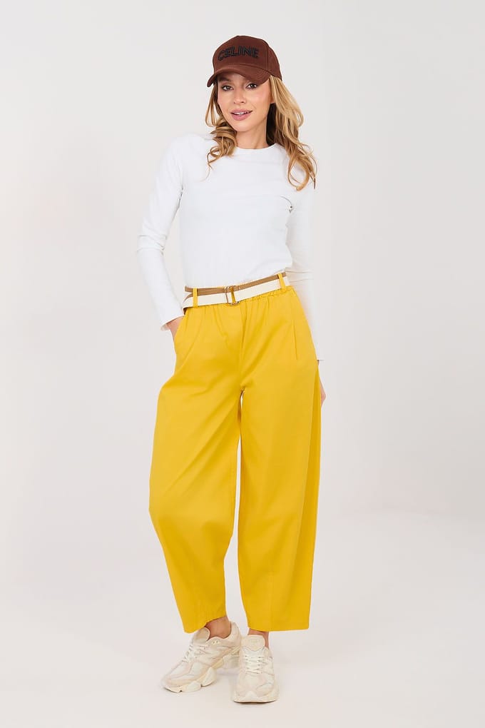 Aurelia Tapered Pants - Gelb / Einheitsgröße