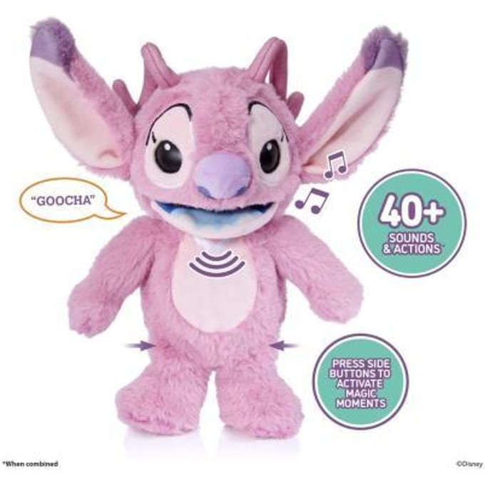 Stitch Disney Angel Palm Puppetronic Elektroniche knuffels Interactieve knuffels