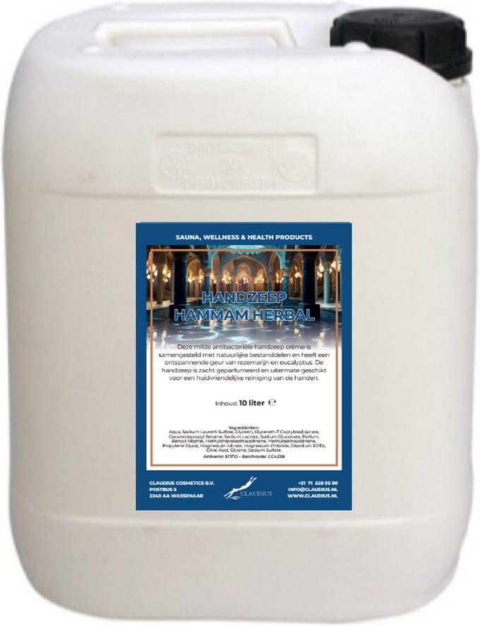Handzeep Hammam Herbal 10 liter - navulling