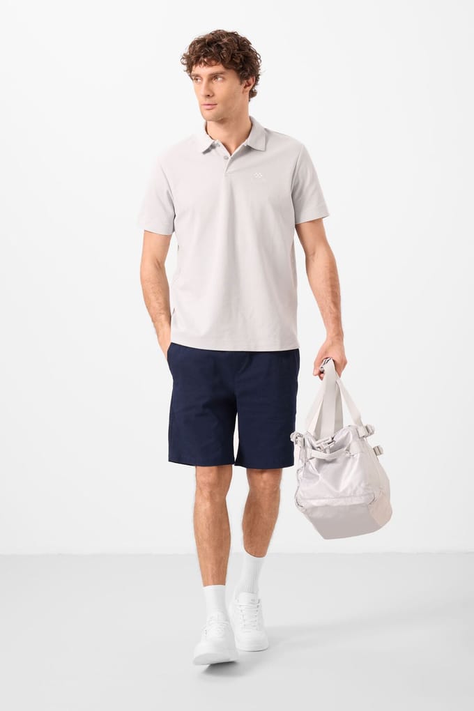 Heren Geweven Chino Shorts