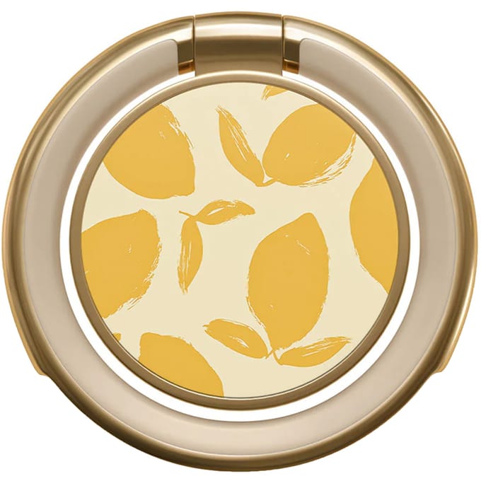 Burga Ringholder Gold - Telefoonring - Lemon Tart