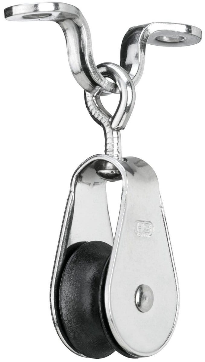 Sprenger Enkele Katrol Met Draaibaar Oog – Rvs – 10 Mm