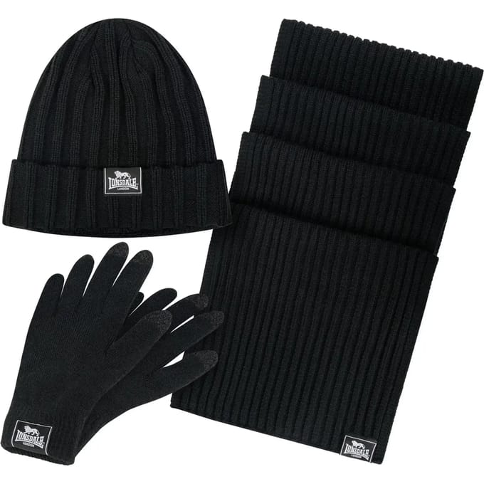 Set van muts, sjaal en handschoenen Lonsdale Acomb